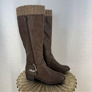 Me‎ Too Carmella Riding Boots – Brown, Size 6M 👢